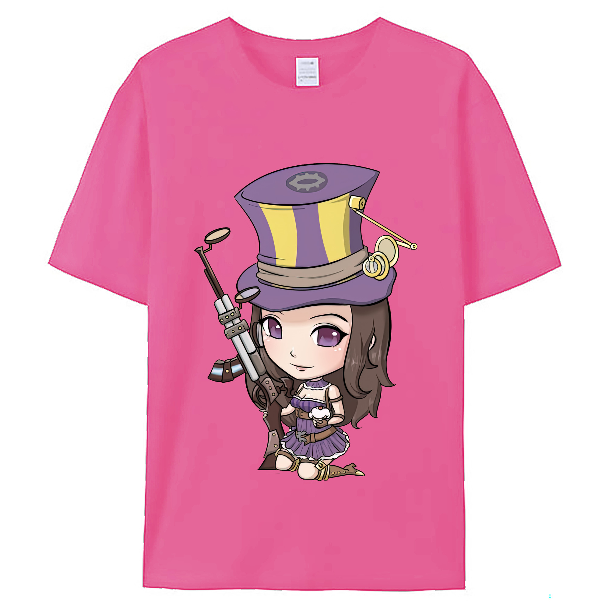 （画像用） リーグ・オブ・レジェンド League of Legends LOL レディースカジュアルプリントTシャツ（綿100％）
